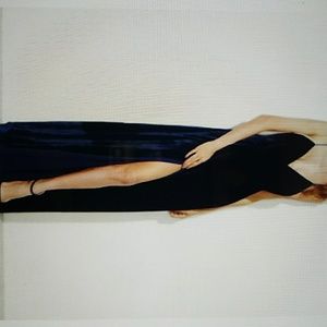 Long velvet dress